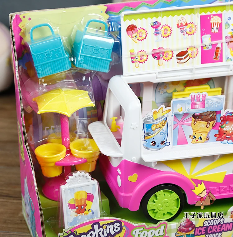 Shopkins Season6 Shopping Elf Cartoon Doll Ice Cream Cart Set