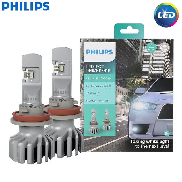 Philips-Ampoule de voiture Ultinon Pro5000 LED H7, lumière de