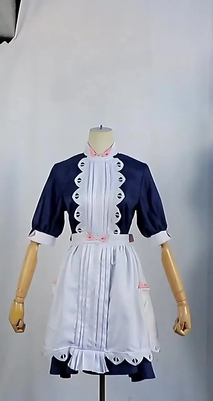 애니메이션 그림자 하우스 에밀리코 코스프레 코스튬 가발 드레스, 메이드 역할 놀이 유니폼, 로리타 할로윈 크리스마스 카니발 풀 세트 -  AliExpress