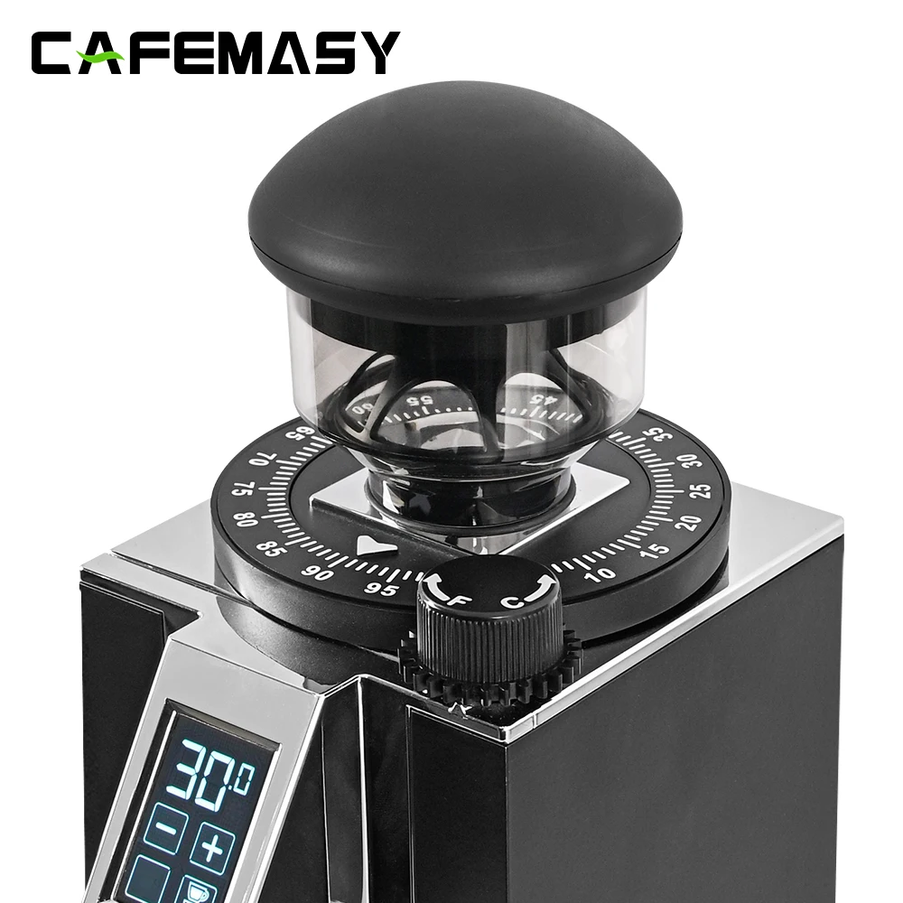 

CAFEMASY New Style Coffee Grinder Single Dose Hopper And Bellows Coffee Grinder Bean Bin Blowing Cleaning Tool For Eureka Mignon
