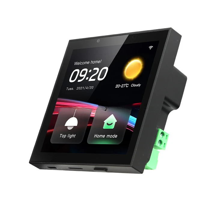 

4 Inch Multi-function Music Host Touch Screen Wall Mounted Central Control with Zigbee Gateway Smart Home Control Panel
