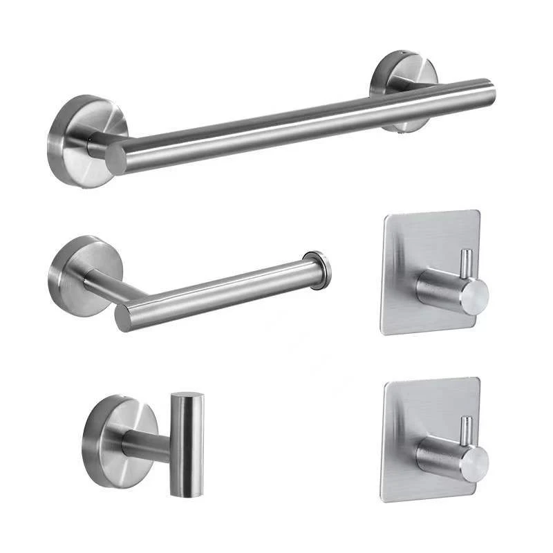 

Bathroom Towel Bar 304 Stainless Steel Towel Rack Towel Toilet Paper Holder Coat Hanger Bathroom Hardware Accessories