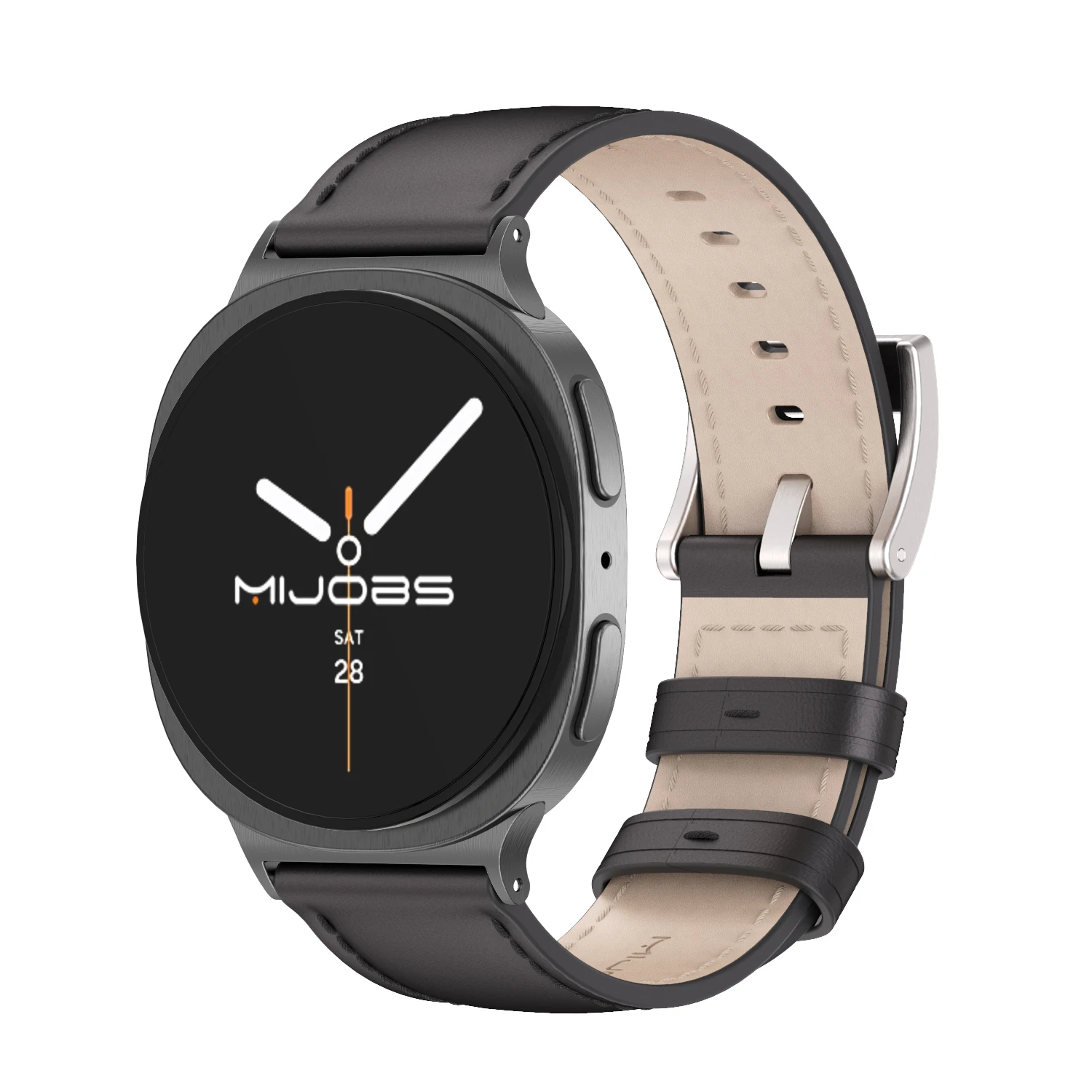 Premium Leather Strap for Smartwatch - Elegant and Durable Bracelet Accessory