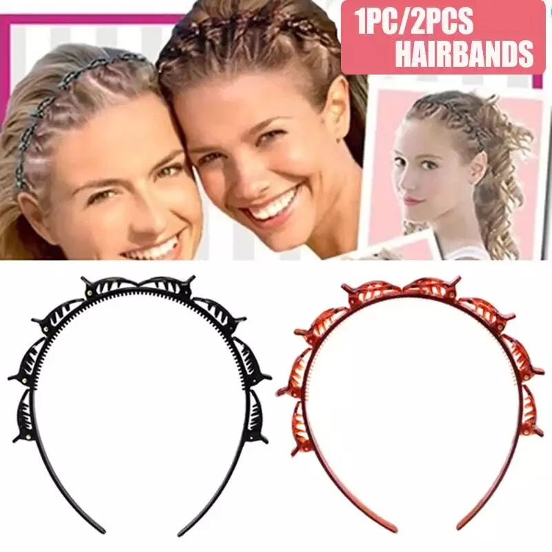 Simple Basic Hairband Hair Style Clips For Women Turtle Shell Color Plastic Hair Loops Sport Headwear Accessories remote car key shell case for land rover a9 range rover sport evoque freelander discovery 4 jaguar xe xj xjl xf car accessories