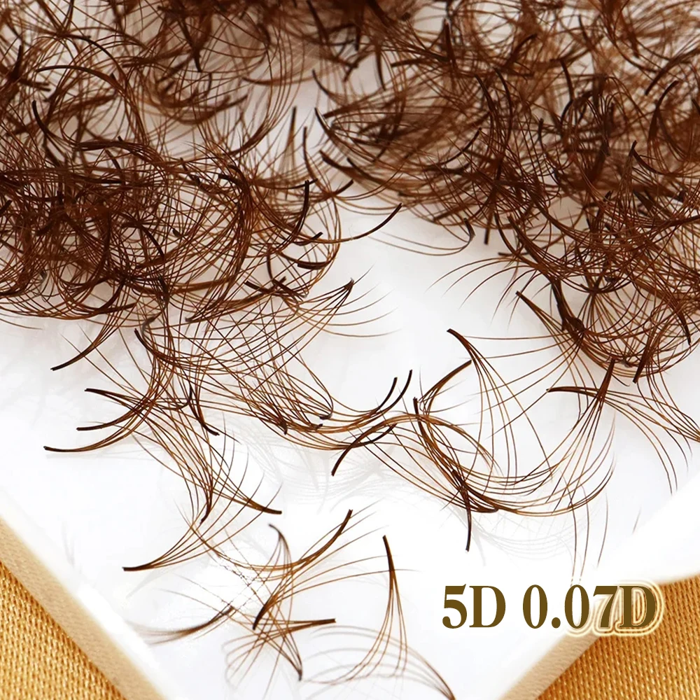 4D-10D Colored Premade Loose Fans 100 Fans D Curl Thin Pointy Base Lash Extensions 8-15mm Mixed Russian Volume Lashes Eyelashes