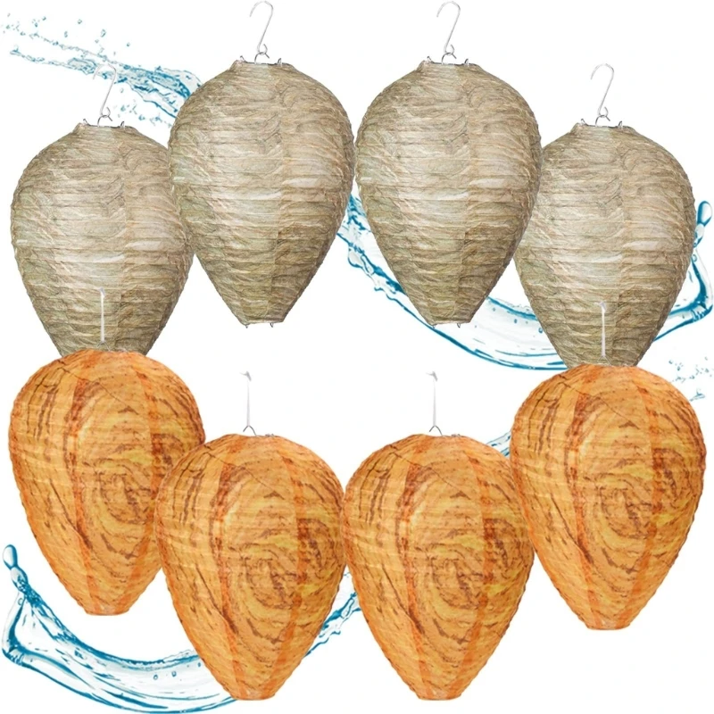 Outdoor Insect Deterrence Anti Nest Lanterns Bees Repellents Extinguishing Paper Lanterns Waterproof 87HA