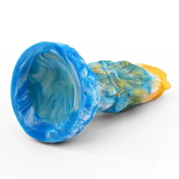 Realistic Silicone Animal Dildo Vaginal G-spot With Suction Cup Anal Plug Hand-free Huge Monster Dildo Female Sex Toys For Women 5