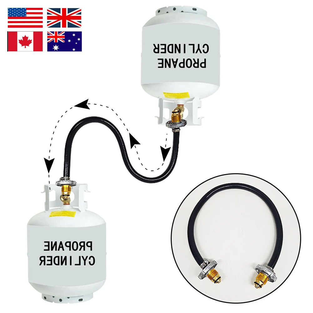 LPGGasTankRefillAdapterOutdoorCampingGasStovePropaneRefill