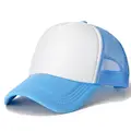 White and sky blue