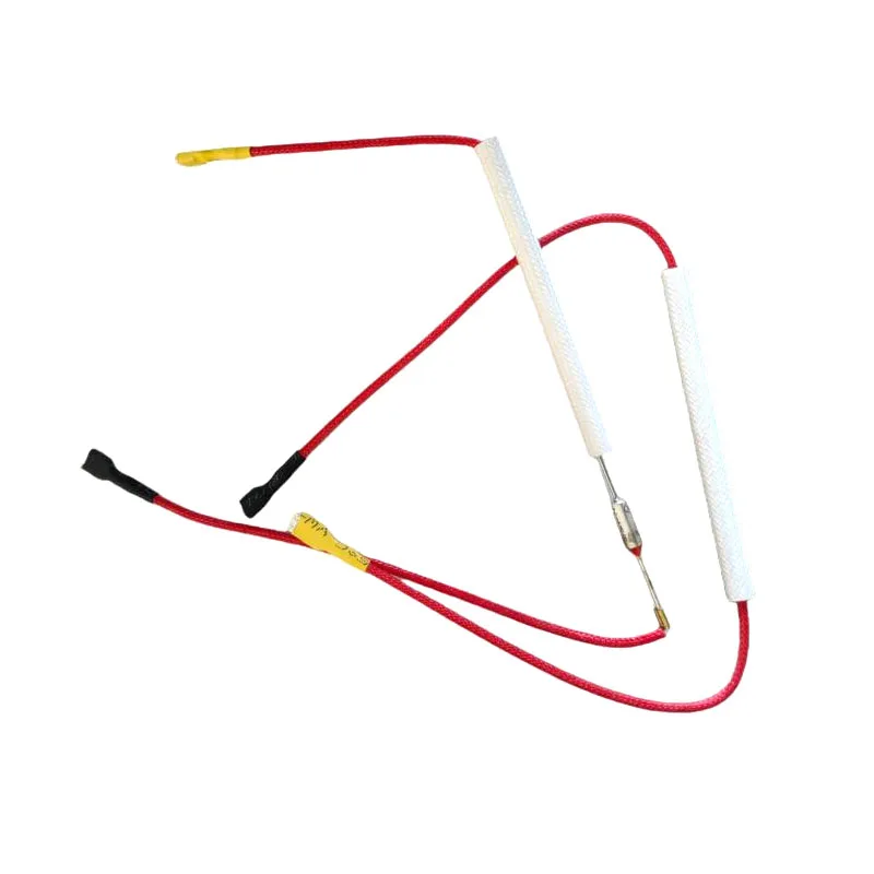 2PCS/Lot RY172 Electric Kettle Parts Metal Fuse 172℃ 250V 10A total Length 35cm with Terminal Ends 4.8mm