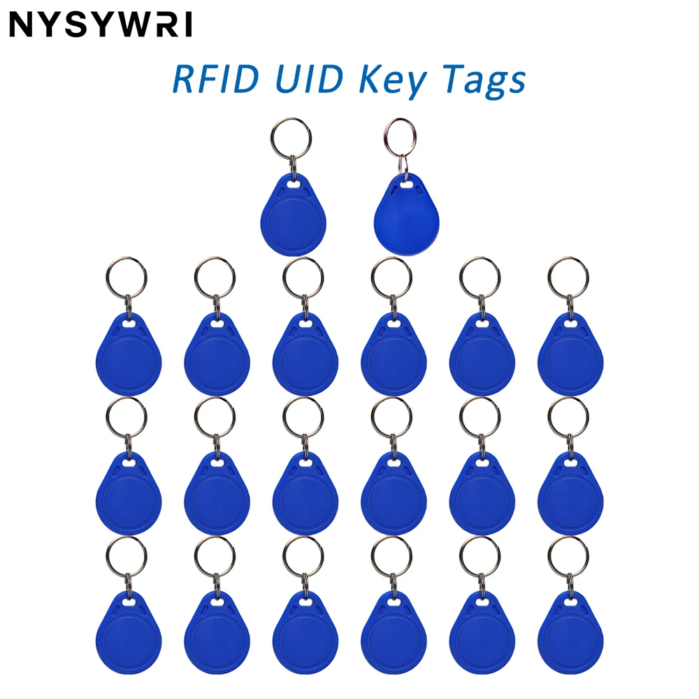 

Брелки для ключей RFID UID, 100 МГц, 20/50/13,56 шт.