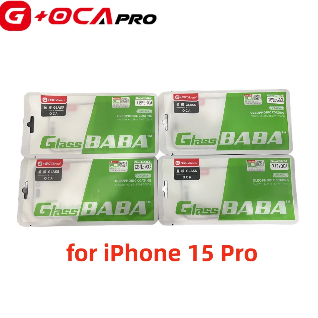 5pcs BABA G+OCA Glass+ OCA 2in1 3 for iPhone 12 13 11 14 15 plus pro max 16 pro16 PROMAX mini X XS XR MAX Glass LCD touch lens
