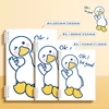 Come On Duck,Loose-Leaf A4/A5 Notebook,60 Sheets/Book,Watertight PP Cover,Horizontal Line Page,Office Study Stationery QP-87 4