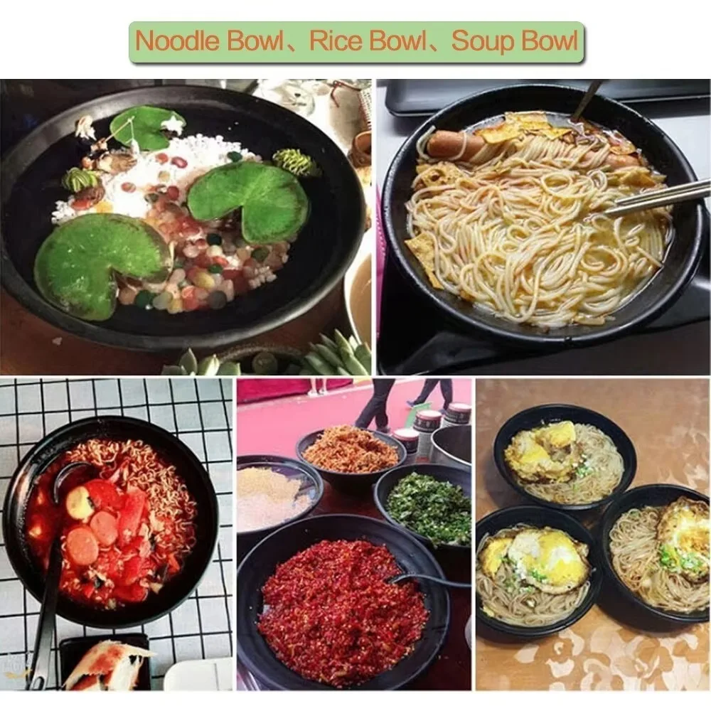 Nouveau PP Ramen bols durabilité Anti-brûlure Pot bols épaissi température bol à salade