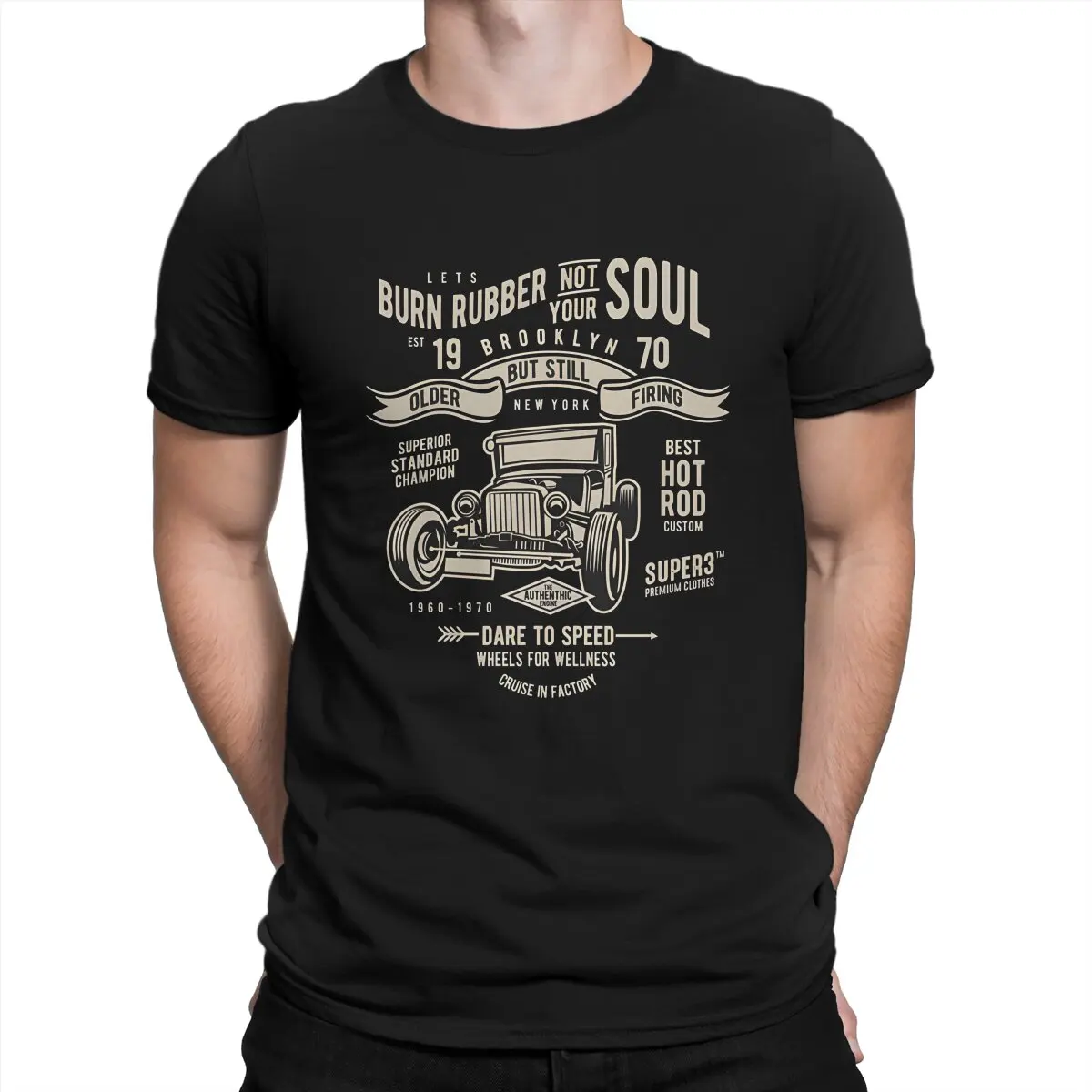 

Мужская футболка Hot Rod Rebel, Оригинальная футболка HOTRODS, новая трендовая уличная одежда