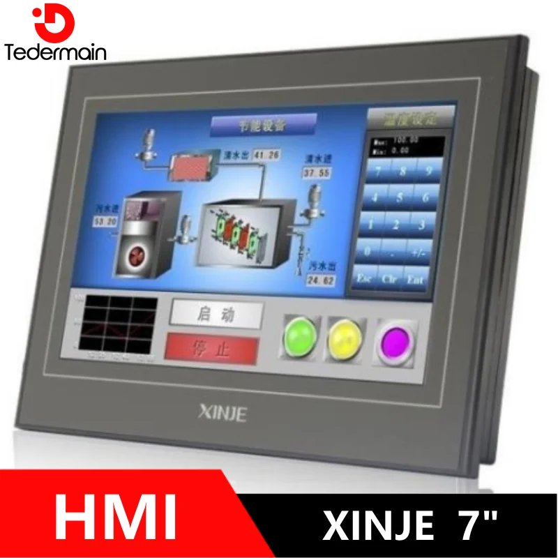 

XINJE HMI 7 inch TouchWin TG765S-MT TG765S-UT TG765S-ET TG765-XT HMI Touch Screen Supports 232/422/485/ USB flash drive/Ethernet