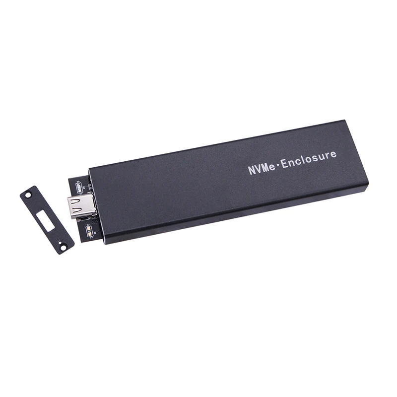 External Hard Drive Case M2 SSD Case Enclosure NVMe SATA NGFF for External Hard Drive USB 3.1 10Gbps