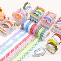 Cartoon Retro Vintage Washi Tape Set, Suitable for DIY Photo Frames, Diaries, Gift Box Packaging, Exquisite Decorative Items 3