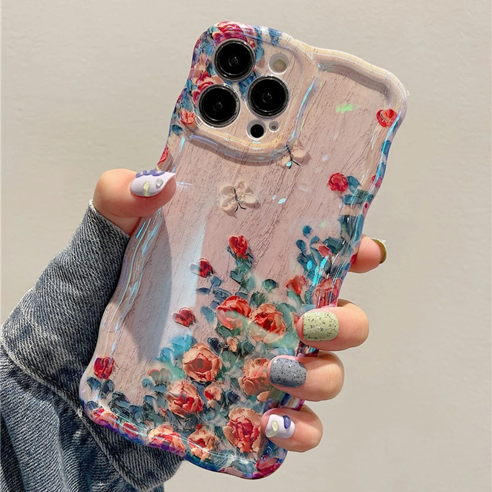 Vintage Floral Oil Painting Phone Case