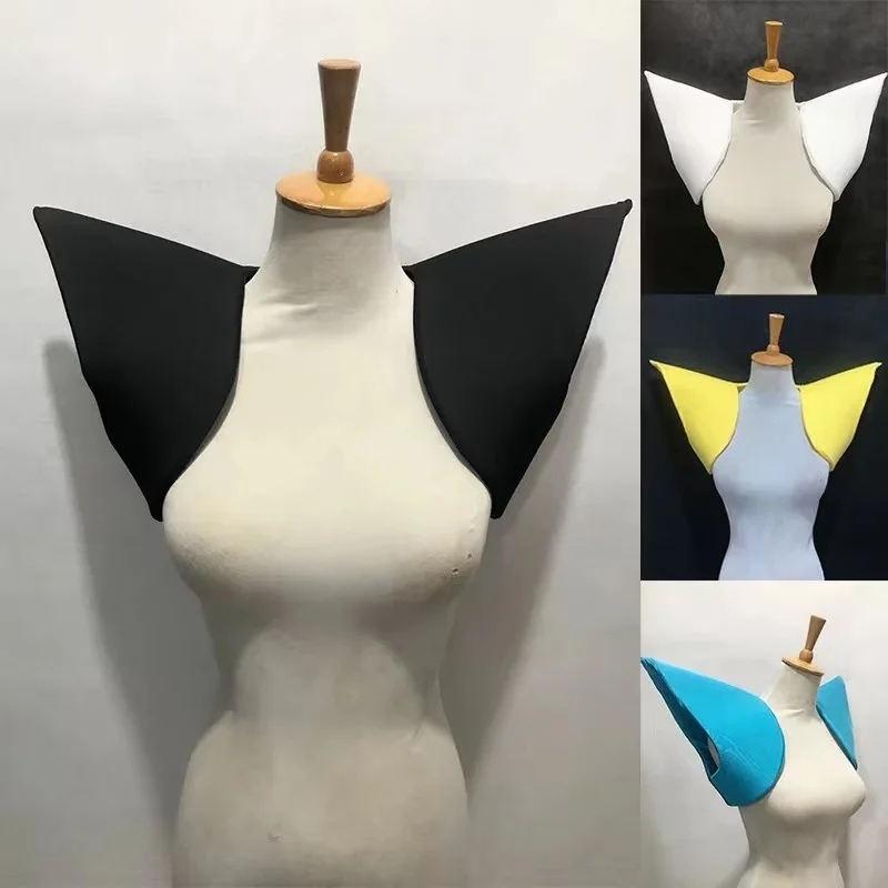 Women Male Stage Costume Accessories Nightclub Singer Dancer Rave Outfit Women Male Stage Costume Flying Shoulder Vest