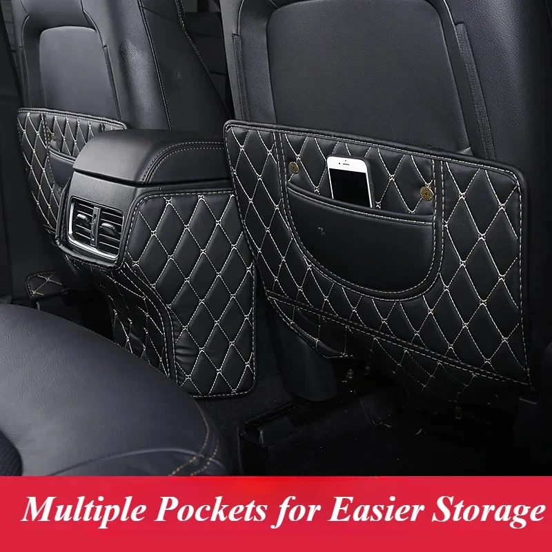 For Mazda CX-5-Car Seat Anti-Kick Pad Back Anti-Dirty Protector Mat Interior Decoration Cover Accessories Styling Pad