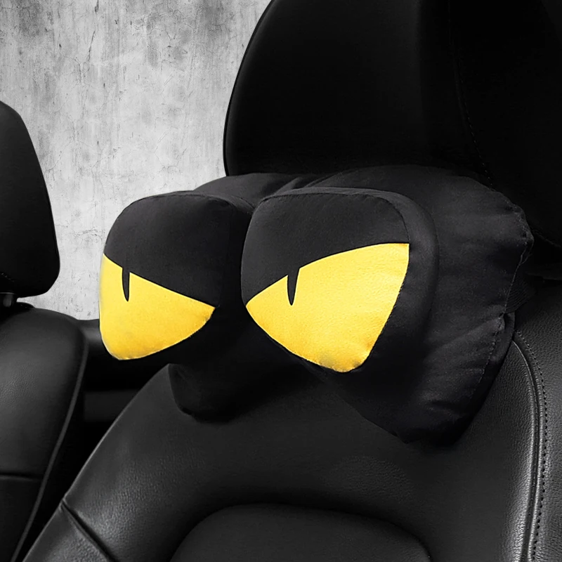 thumbnail image 1 of Funda de cinturón de seguridad, cojín para el cuello, soporte universal para reposacabezas de cuello, accesorios deportivos de dibujos animados para coches, almohada para el cuello para hombre y mujer, 1 of 5