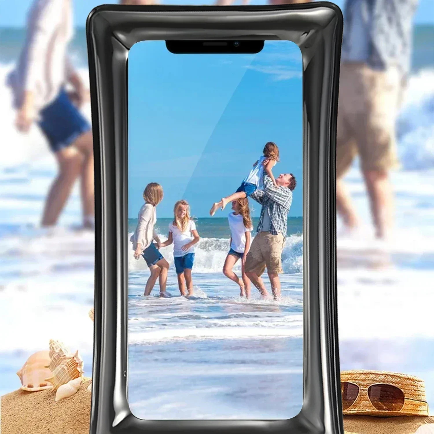 Universal Waterproof Phone Pouch Dry Bag IPX8 Phone Case with Lanyard for Diving Swimming Sports Floating Water Proof Bags Strap