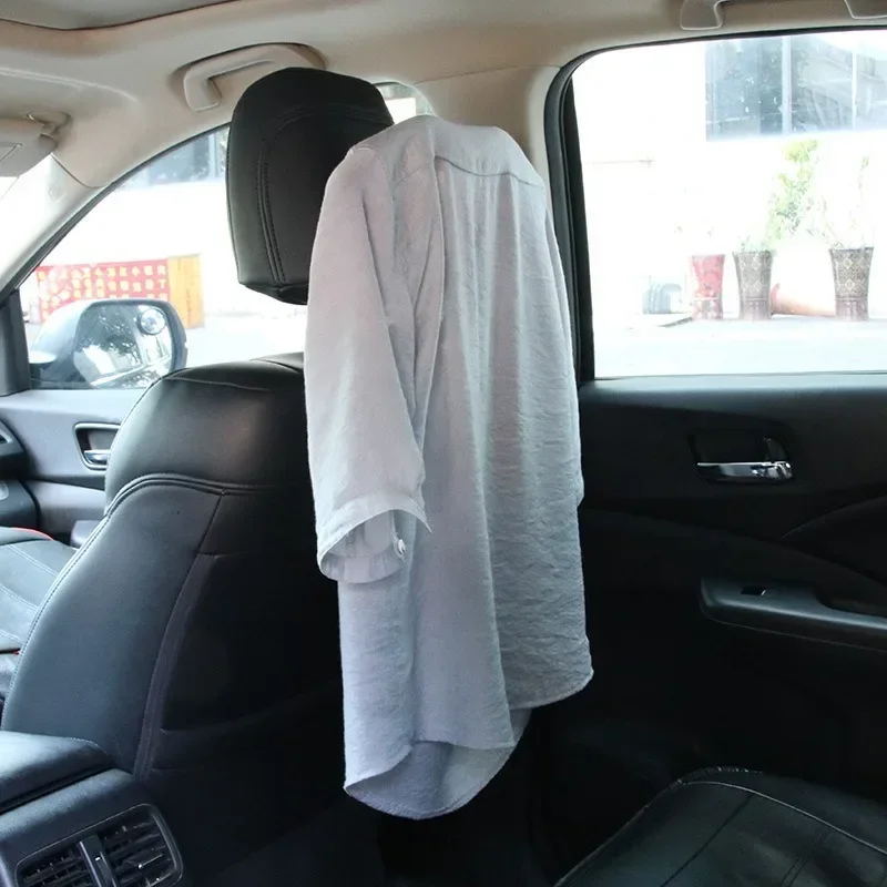 Appendiabiti per auto Supporto per poggiatesta Supporto per vestiti Appendiabiti universale per sedile posteriore per auto Accessorio da viaggio Appendiabiti per sedile - Image 3