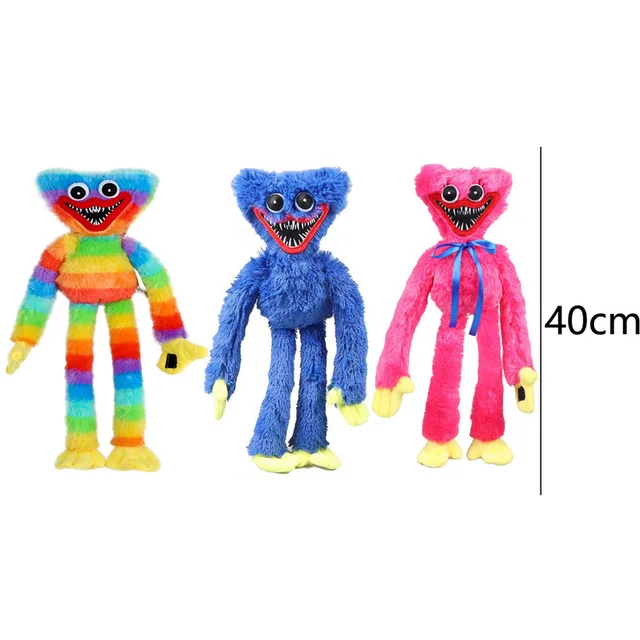 40cm Huggy Wuggy Stuffed Plush Toy Horror Doll Scary Soft Peluche Toys For  Children Boys Birthday Gift - AliExpress