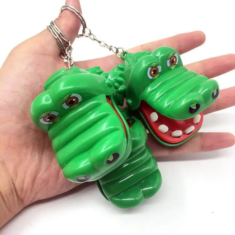 Crocodile Teeth Toys Biting Finger Dentist Kids Classroom Prizes Small Gifts Keychain Regalos Cumplea&ntilde;os Ni&ntilde;os Para Invitados crocodile toys