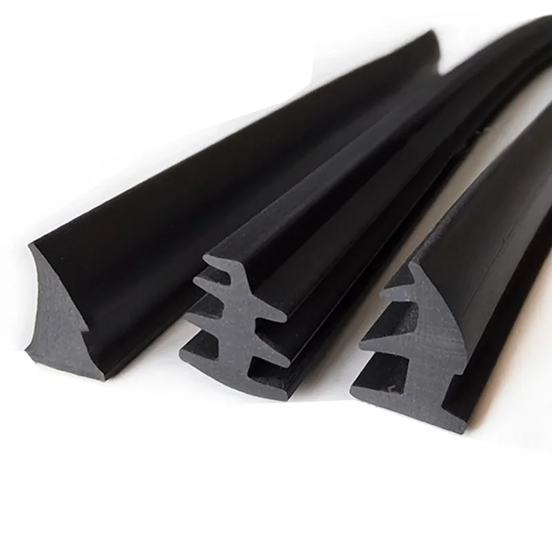 1M T Shape Aluminum Alloy Door And Window Glass Fixed 90 Rubber Sealing Strip Weatherstrip Gap Filler Wind Stopper Rubber