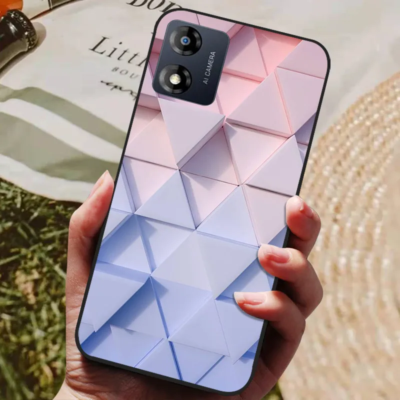 Sleek Black Soft TPU Silicone Back Cover - Stylish Protective Case