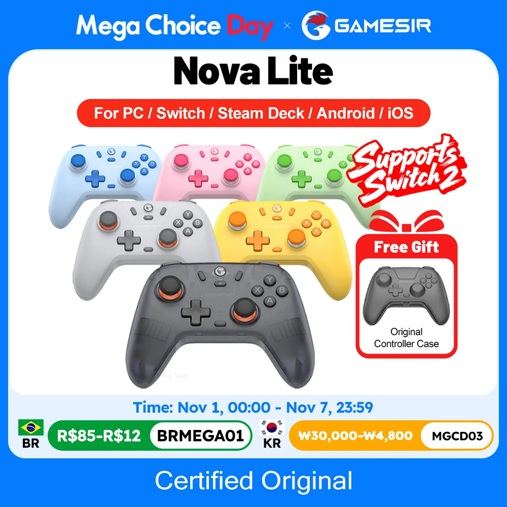 Gamesir Nova Lite PC Gamepads for Nintendo Switch switch Oled