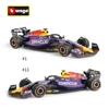 Bburago 1:43 Red Bull F1 Rb19 Las Vegas Miami 1 Verstappen 11 Perez Alloy Scaled Die-Cast Car Model Toys Collection Kid Gift 6