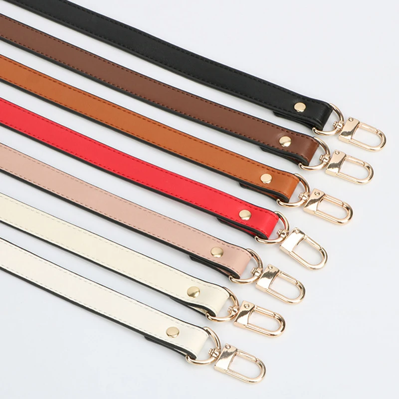 

54cm Handbag Belt Short Leather Bucket Bag Shoulder Strap Armpit Bag Strap Solid Color Simple Replacement Belt Free Shipping
