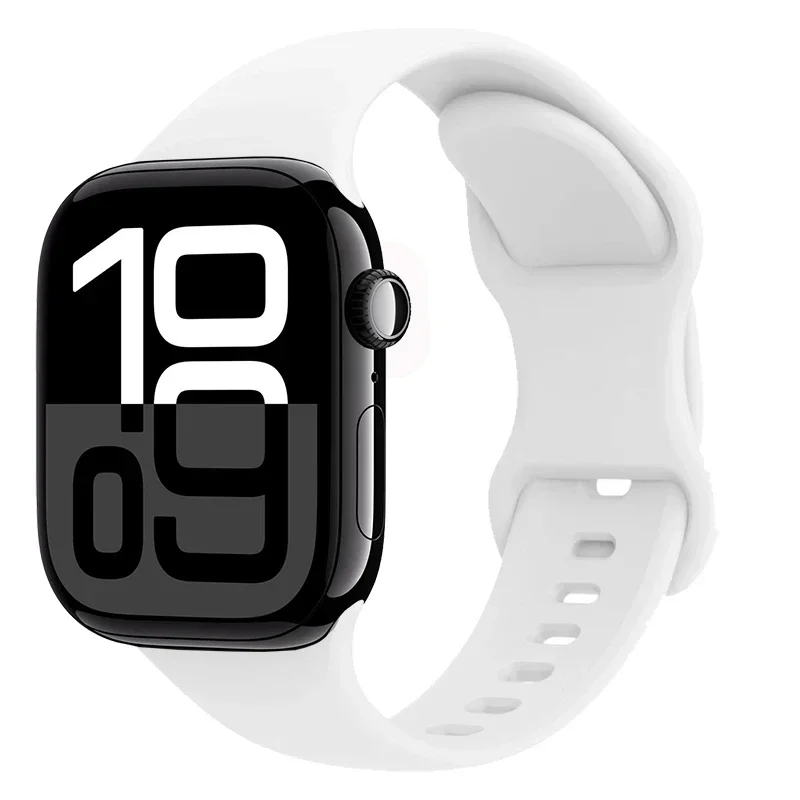 Premium Soft Silicone Watch Band - Elegant and Comfortable Replacement Strap