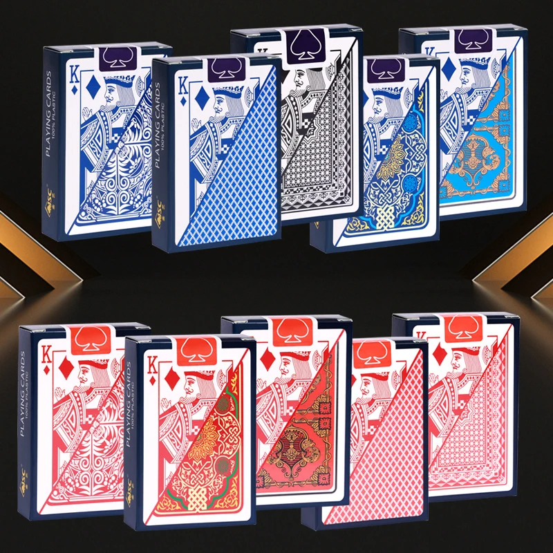 Playing Cards PVC Waterproof Playing Cards Plastic Crystal Game Ware Durable Supplies Creative Gift Practical Joke Party Gift playing cards,plastic playing cards