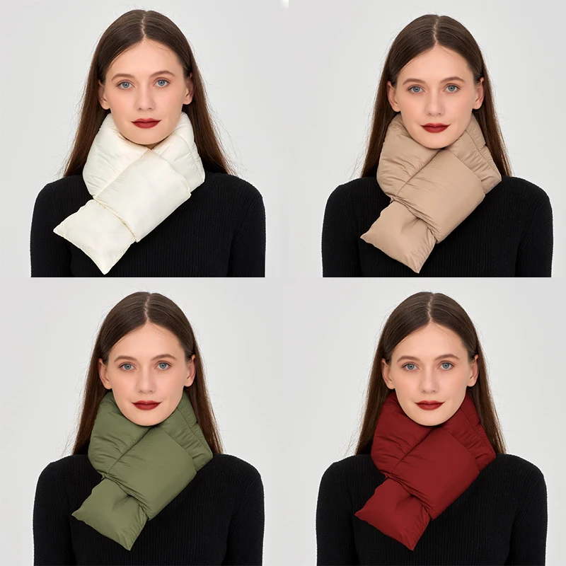 Waterproof Cloud Silk Cotton Outdoor Winter Thermal Warm Hiking Skiing Scarves Windproof Neck Warmer【A】