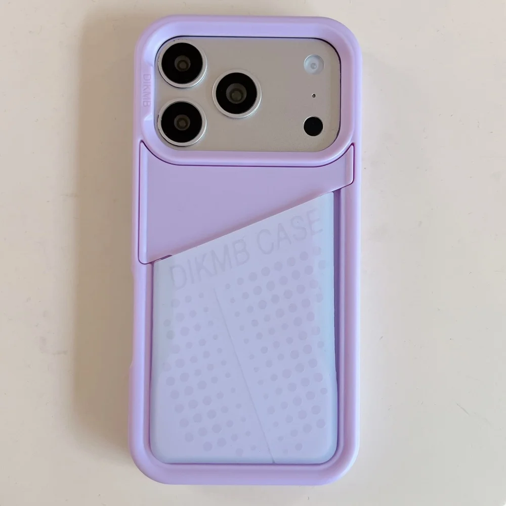 Soft Silicone Phone Case with Card Holder - Shockproof Protective Cover
