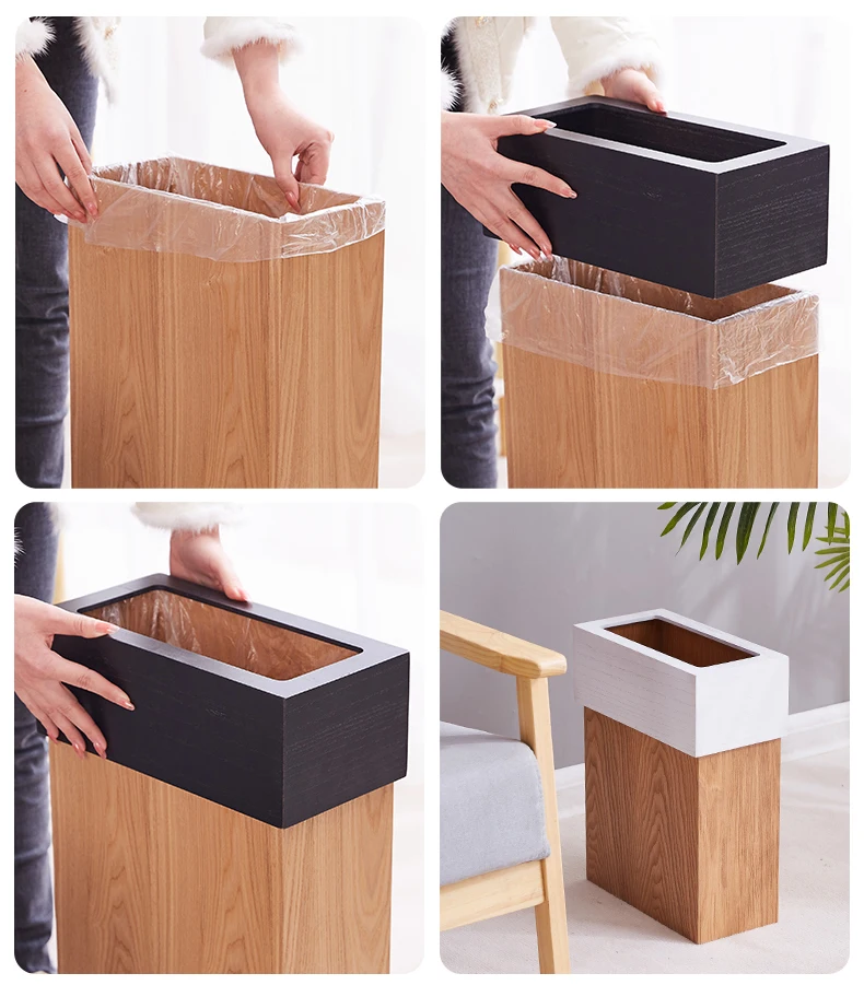 カグラボ Teak trash can チーク無垢材ゴミ箱 北欧家具風 カグラボ Teak trash can チーク無垢材ゴミ箱 北欧家具風