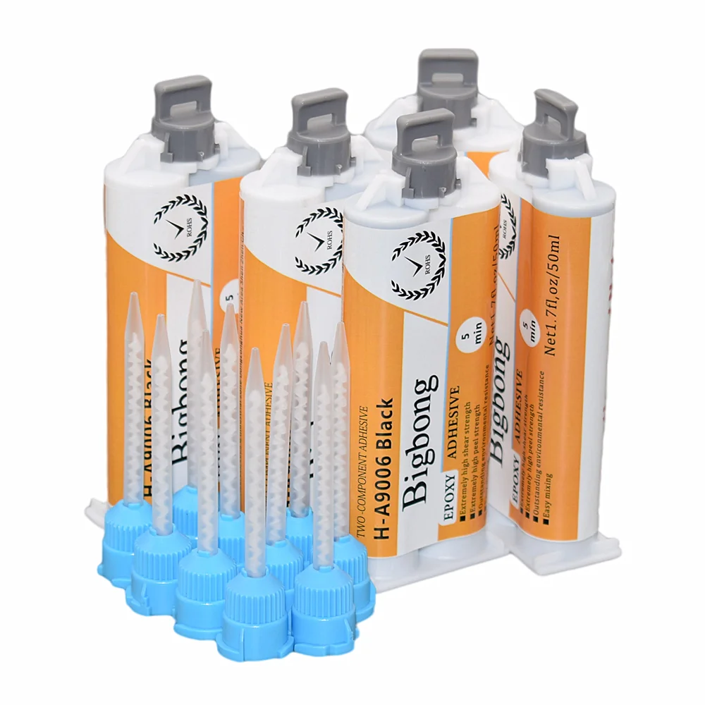5pc 11 Epoxy Structural Glue 50ml Resin Strong Adhesive Black AB Glues