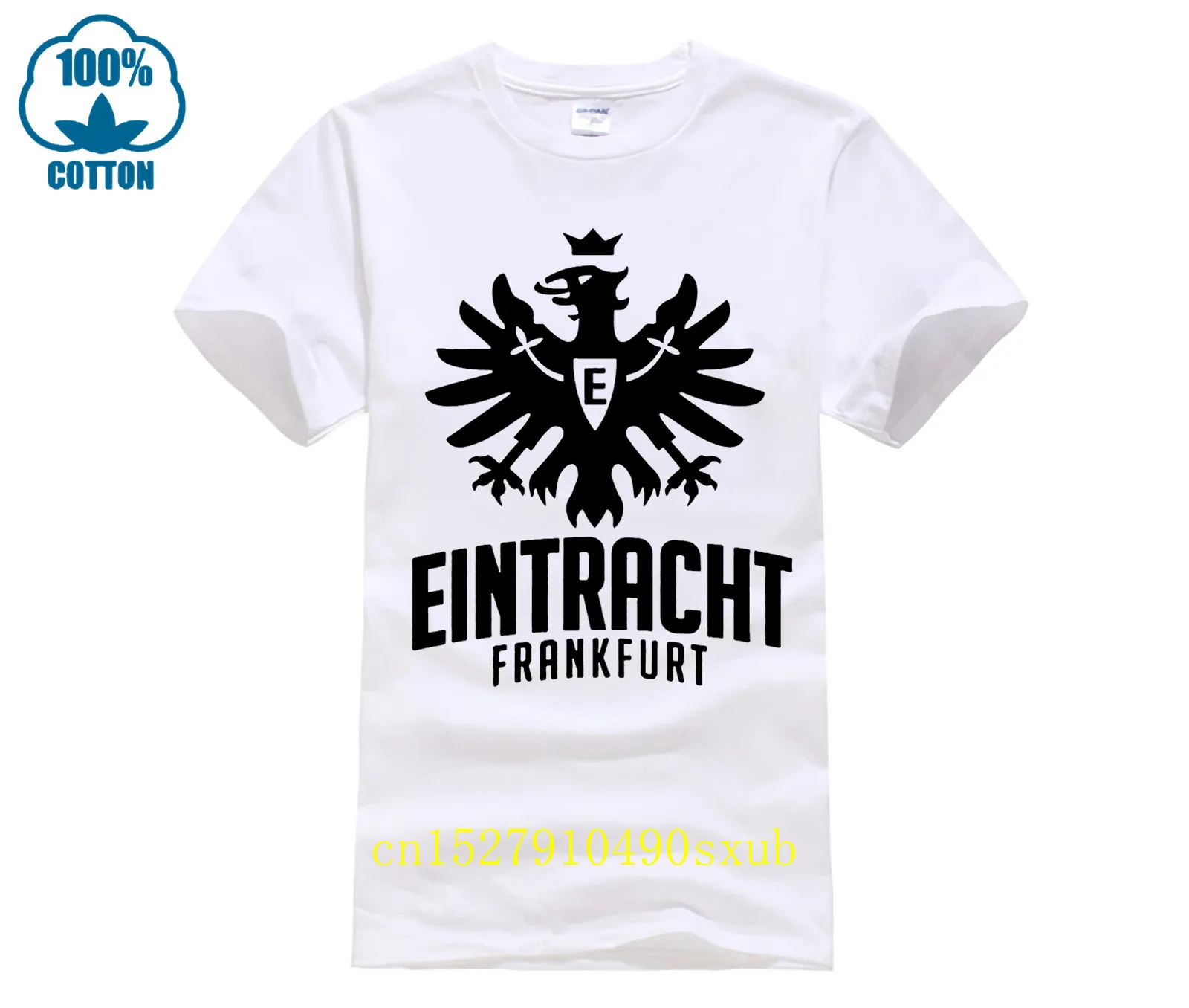 Fashion Style Germania Eintracht Franculforte Club Francoforte Am Main Sge Die Aquila Ventilatore Rosso Stile Uomo T Shirt