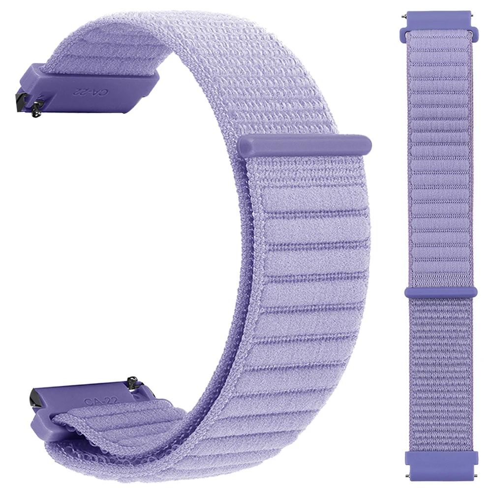 Versatile Nylon Watch Strap - 20mm/22mm, Breathable Loop Bracelet