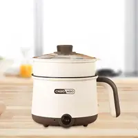 Electric Hot Pot Cooking Pot Home Use Noodles Pot for Ramen Soup Shabu Shabu 1