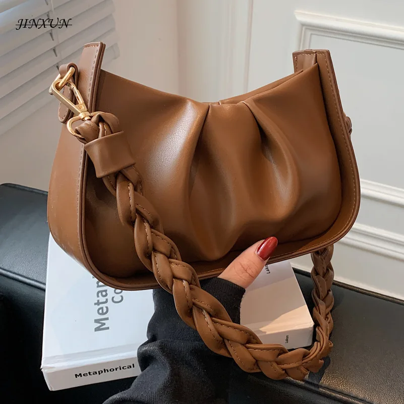 

French niche underarm small bag for women's bag 2024 single shoulder crossbody bag versatile early spring portable cloud bag