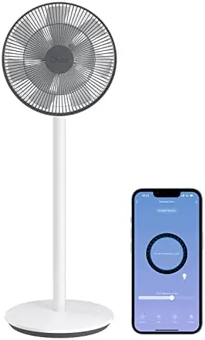 

Breeze 10 Smart Pedestal Fan, 39''Quiet Standing Fan for Home Bedroom, Max 140° Oscillating Portable Floor Fans with Wi Fans ha