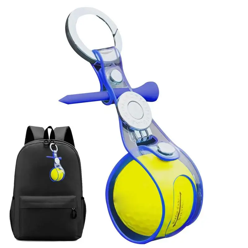 

Small Pouch Small Non Stick Magnetic Buttons Golf Ball Holder Storage Bag With Bottom Hole For Golf Accessories Golf Ball