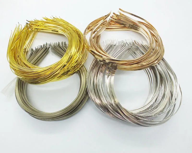 

500pcs 3/4/5/6mm Width Head Bands Hair Jewelry Antique Bronze Stainless Steel Hair Bands Hairwear Base Setting Jewelry