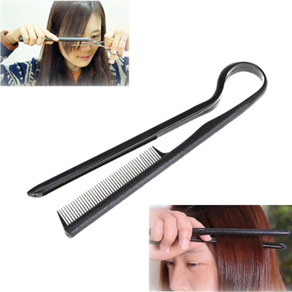 1pc Useful Hair Straighten Comb Salon Hairdressing Smooth Tool Hold