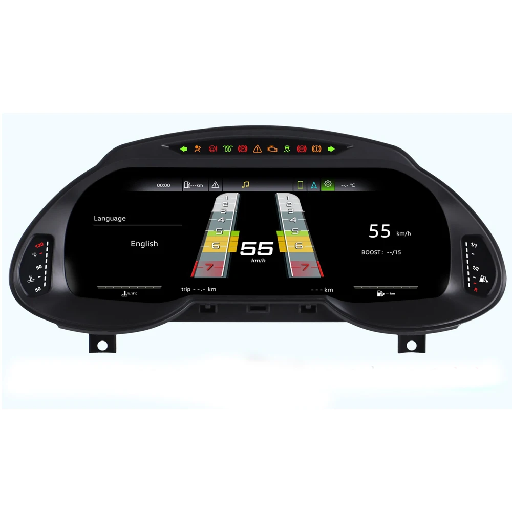 Panel de Instrumentos Digital LCD de 12.3 Pulgadas para Audi Q5 2009-2018, Cabina Virtual, Velocímetro, Pantalla de Tablero, CarPlay, HDMI 6